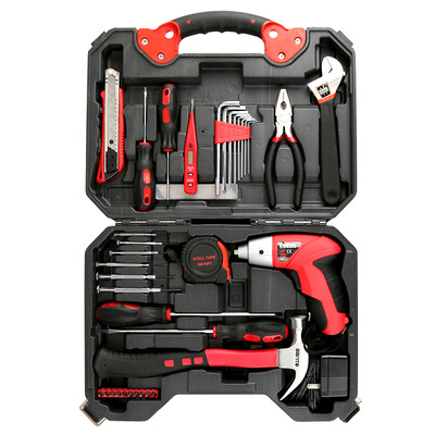 

SANTO Household Electric Screwdriver Set 46 Piece Set 48V Electric Toolbox Set 0318