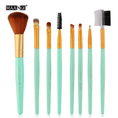 

8Pcsset Makeup Brushes Tools Kit Power Foundation Blush Eye Shadow Blending Fan Cosmetic Beauty Make Up Brush Maquiagem MKXJ