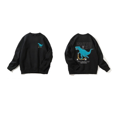 

Winter 5 Color Round Neck Long Sleeve Velvet Warm Sweatshirts Women Korean style Loose Hoodies Female Casual Coat