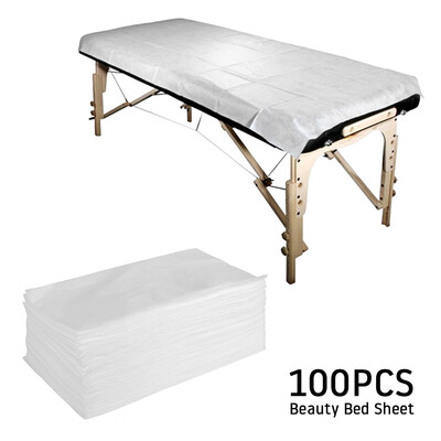 

100sheet Disposable Beauty Bed Sheets Non-woven Massage SPA Salon Table Covers