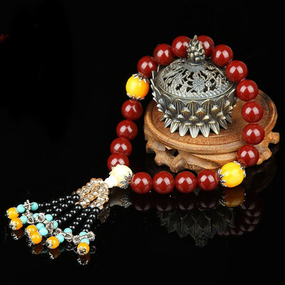 

Car ornament Decoration Automobile Gear Stalls Beads Ornament Car Hanging Accessories best gift Chinese Style Car Pendant