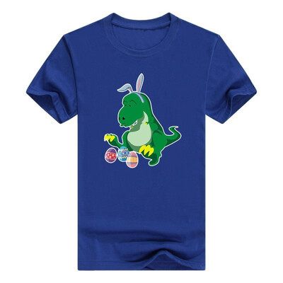 

Funny Easter Gifts T-Rex Easter Bunny Easter Eggs Mens T-Shirt