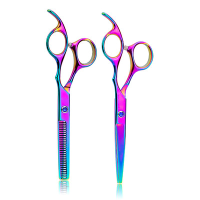 

Professional Hair Cutting ShearsHaircut CapeTwo CombsHair RagShears Leather Bag