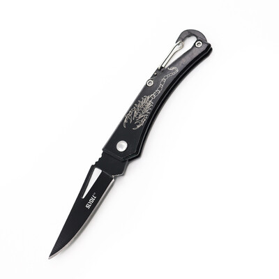 

SLYDLL Portable Stainless Steel Folding Fruit Knife Animal Design Handle