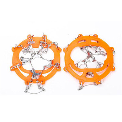 

1Pairs 11 Teeth Claws Flexible Safety Outdoor Crampons Climbing Gripper Snow Claw Non-slip Shoes Cover for Outdoor Camping Hiking