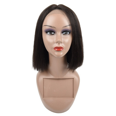 

Ishow Brazilian Hair Bob Wigs Straight Lace Front Wig Short Wigs
