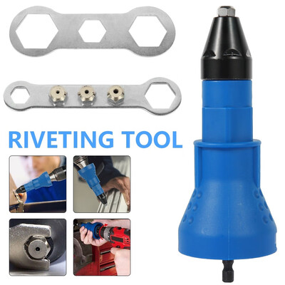 

Riveting Nut Gun for Improving Efficiency Riveting Tool Cordless Riveting Drill Adaptor Insert Nut Tool Riveting Drill Adapter
