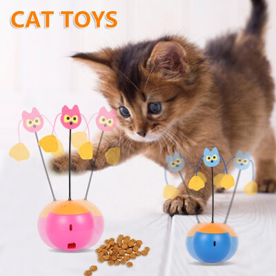 

Cat Toys Interactive Cat Toy with Ball Automatic Cat Toys for Indoor Cats Kitten Toys Self Rotating Toys for Cats