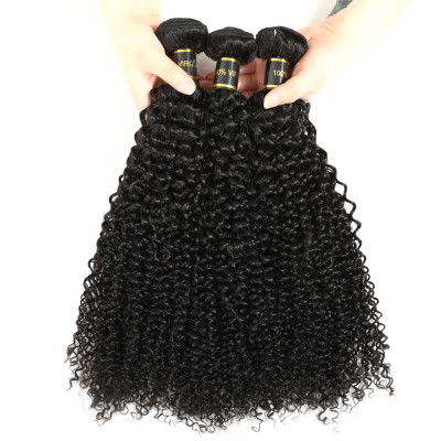 

Amazing Star Virgin Brazilian Hair Curly Wave 3 Bundles Human Hair Extensions Brazilian Curly Hair Weave Natural Color