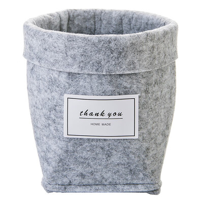 

Creative home flower pots retro room decorations felt desktop flower basket fleshy flower pot Nordic minimalist style