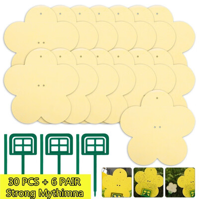 

30155 Pcs Strong Flies Traps Bugs Sticky Board Catching Aphid Insects Pest Killer