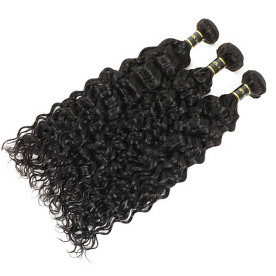 

Amazing Star Brazilian Virgin Hair Water Wave 3 Bundles Curly Wave Bundles Human Hair Extensions Wet&Wavy Natural Color