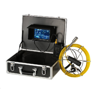 

7" LCD Monitor Pipeline Video Inspection Camera Waterproof Underwater Drain Pipe
