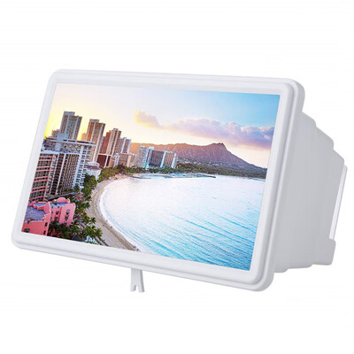 

Hot HD F2 Mobile Phone Screen Amplifier Thicken Lens Mobile HD Video Amplifier Solid Black Or White Color Convenient