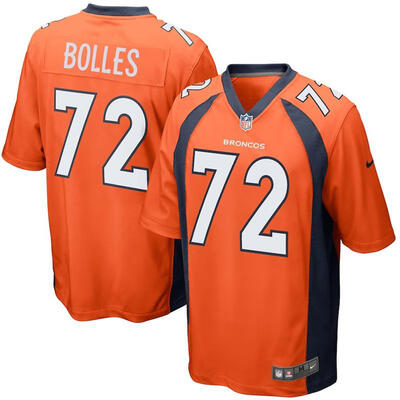 

Youth Football Jersey Denver Broncos Garett Bolles Orange Game Jersey