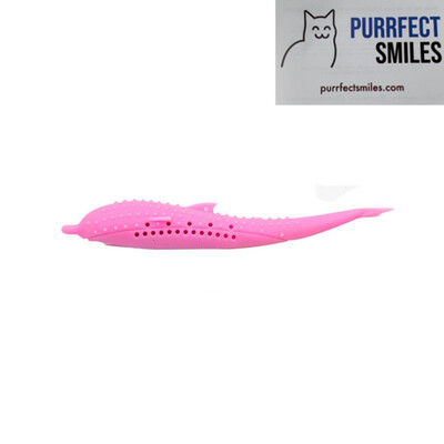 

Soft Silicone Mint Fish Cat Toy Catnip Toy Cat Cleaning Teeth Toothbrush Chew Cats Toys Fish Shaped Interactive Cat Toy