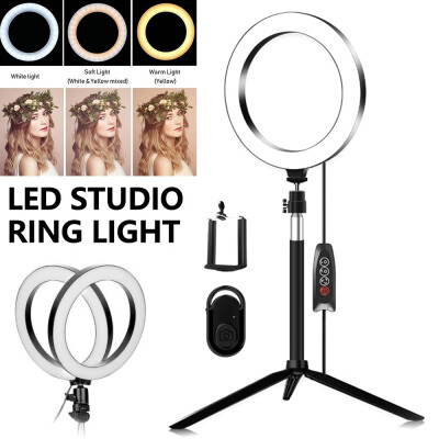 

Willstar LED Ring Fill Light Lamp withwithout Tripod Phone Bracket