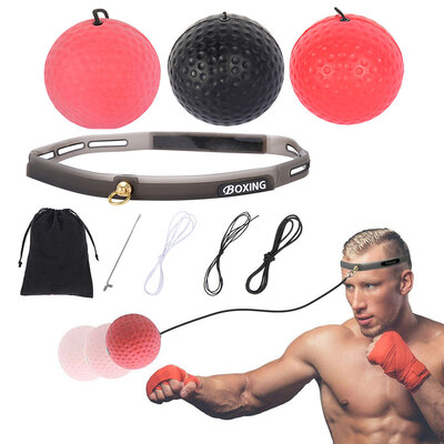 

Willstar Gym Boxing Fight Ball with Head Band for Training Punch Reflex Speed Boxer