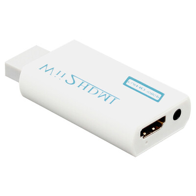 

WII to HDMI Wii 2 HDMI Full HD Portable Converter Adapter 35mm Audio Out