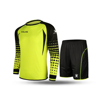 

KELME Mens Goalkeeper Long Sleeves Jersey & Shorts Suit