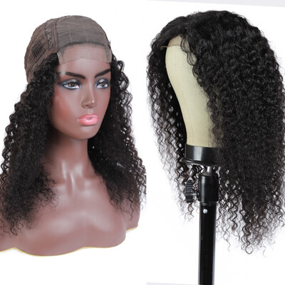 

Amazing Star Curly Wave Human Hair Lace Front Wigs 4x4 Inch Brazilian Virgin Hair Curly Wave Lace Front Wigs Natural Color