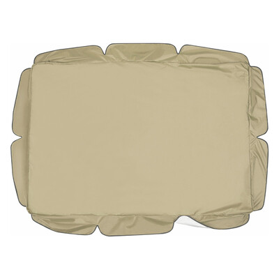 

Seater Outdoor Garden Patio Swing Canopy Top Waterproof Sunshade Cover Replacement-BEIGE