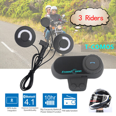 

Willstar FreedConn TCOM-OS Motorcycle Helmet Intercom Bluetooth Headset Interphone FM MP3