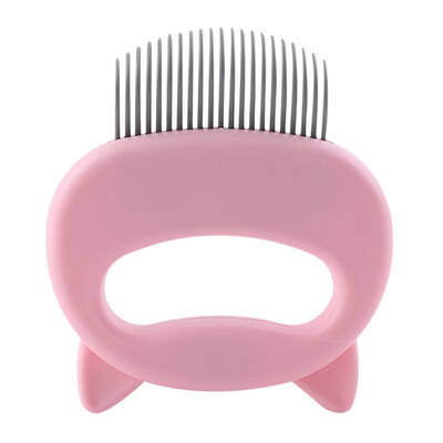 

Pet Massage Brush Shell Shaped Handle Pet Grooming Massage Tool To Remove Loose Hairs Only For Cats