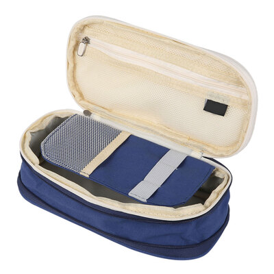 

Willstar Canvas Zip Pen Pencil Case Cosmetic Bag Makeup Organizer School Stationery Box