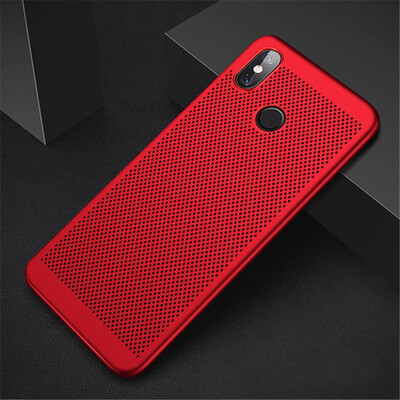 

Goowiiz Phone Case For Xiaomi Mi 88 Se Full Protection Slim Hard PC Breathable Grid Back Cover