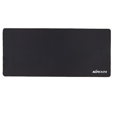 

KKmoon Plain Black Extended Water-resistant Anti-slip Rubber Speed Gaming Game Mouse Mice Pad Desk Mat