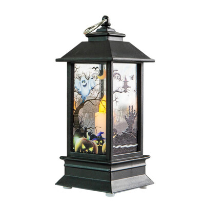 

Halloween Vintage Pumpkin Castle Light Lamp Party Hanging Decor LED Lantern Party Supplies Halloween Vintage Lanter