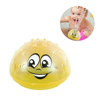 

Willstar Electric Induction Sprinkler Toy Sprinkler Bath Fun Toys with Fountain Flashing Lights Bathtime Play Ball Toys