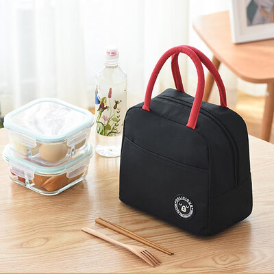 

BUBM lunch box bag double aluminum foil insulation bag with rice portable lunch bag student insulation lunch bag waterproof thickening BWD-B large Lin Zhongxi