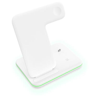 

11 3 In 1 Qi Fast Wireless Charging Station Compatible With Apple IWatch Series 4321 & AirPods Xiaomi AirDots Youth 15W