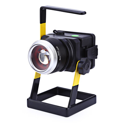 

37V 10W 1000LM XM- T6 Rechargeable LED Floodlight 3 Modes Adjustable Spotlight Fishing Lamp