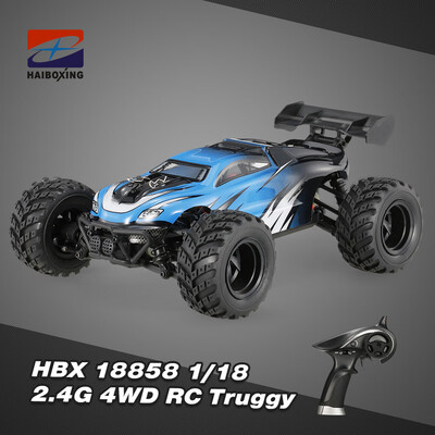 

HBX 118 18858 24GHz 4WD High Speed Electric Car Off-road RC Buggy Racing Truggy Monster Truck RTR