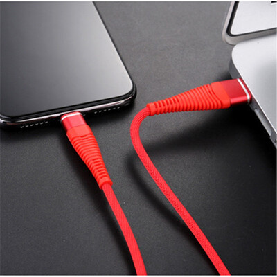 

Mzxtby Type C 24A Cable For Samsung 123m Hi-Tensile Nylon Data Sync Fast Charger Phone charging Cable For Xiaomi HUAWEI Mate 20