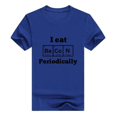 

Funny Bacon Gift Science I Eat Bacon Periodically T-Shirt Top