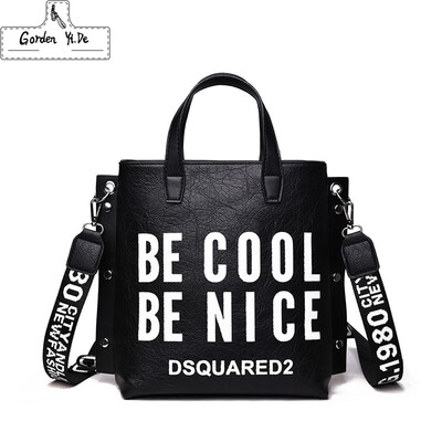 

Female Designer Fashion Handbag Women Letter Soft Messenger Shoulder Bags Large Shopping Tote Ladies Crossbody Bag Purse