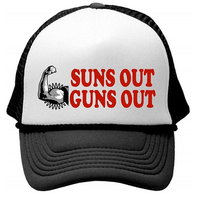 

SUNS OUT GUNS OUT - Unisex Adult Trucker Cap Hat