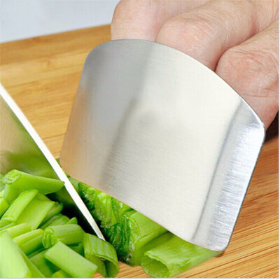 

Hand Guard Finger Protector Stainless Steel Knife Cutting Vegetable Finger Hand Protector Chop Safe Slice Kitchen Tool