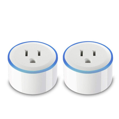 

Wi-Fi Smart Plug Led Light Mini Outlet Remote Socket Works with Amazon Alexa Google Assistant IFTTT No Hub Required