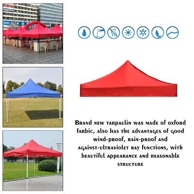 

Pop Up Folding Canopy Tent Cover Sunshade Waterproof Practical Outdoor Oxford Farbic Printable Advertisement Tarpaulin Not Inclu