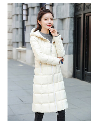 

Medium long coat new warm heating cotton jacket