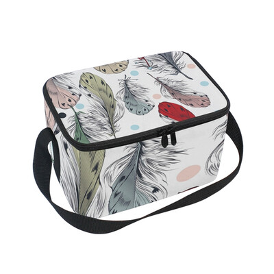 

ALAZA Boho Tribal Fashion Lunch Box Insulated Lunch Bag Large Cooler Tote Bagfor Men Women