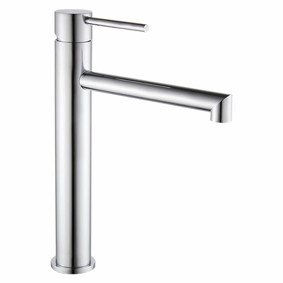 

Household Faucet Hot&Cold Extension Copper Bathroom Wash Basin Single Hole Heightened Wash Basin Above Counter Basin Faucet