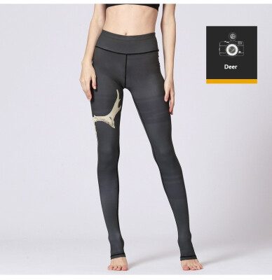 

High waist breathable Foot Stirrup Yoga Leggings Yoga pants
