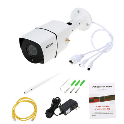 

KKmoon 1080P HD Bullet Camera Weatherproof IP Camera Wireless WIFI Auto-focus 28-12mm Lens 20MP 42pcs Infrared LED Lights Suppo
