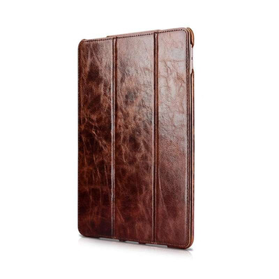 

Icarer Business Retro Leather Case for iPad Pro 97 inch High Quality Oil Wax Genuine Leather Cover For iPad Pro 97" Flip Case